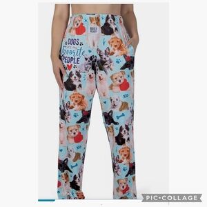 NEW BRIEF INSANITY  DOGS ARE MY FAVORITE PEOPLE PUPPY PAJAMA PANTS ✨FREE SOCKS✨